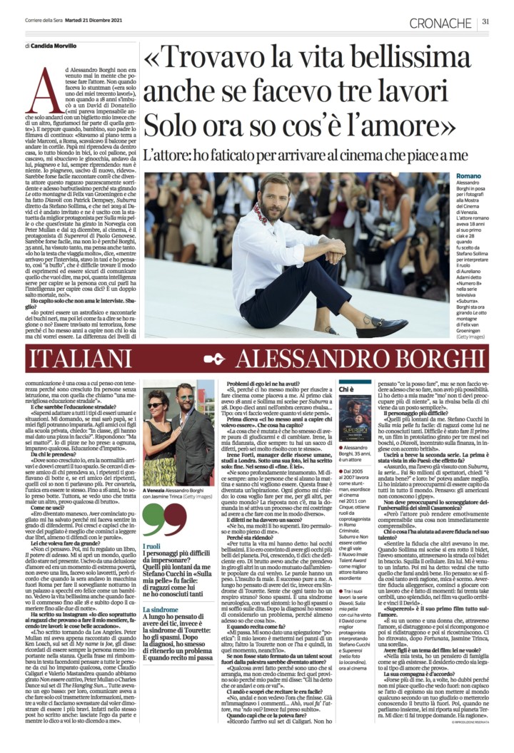 ALESSANDRO BORGHI SU CORRIERE DELLA SERA