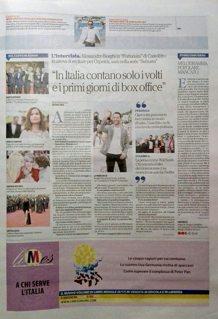 ALESSANDRO BORGHI SU REPUBBLICA