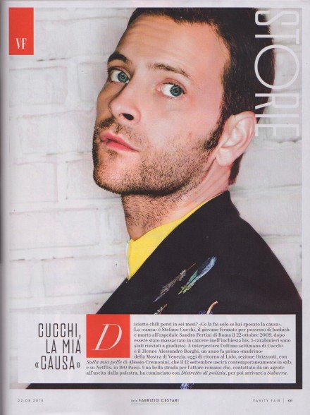 ALESSANDRO BORGHI SU VANITY FAIR