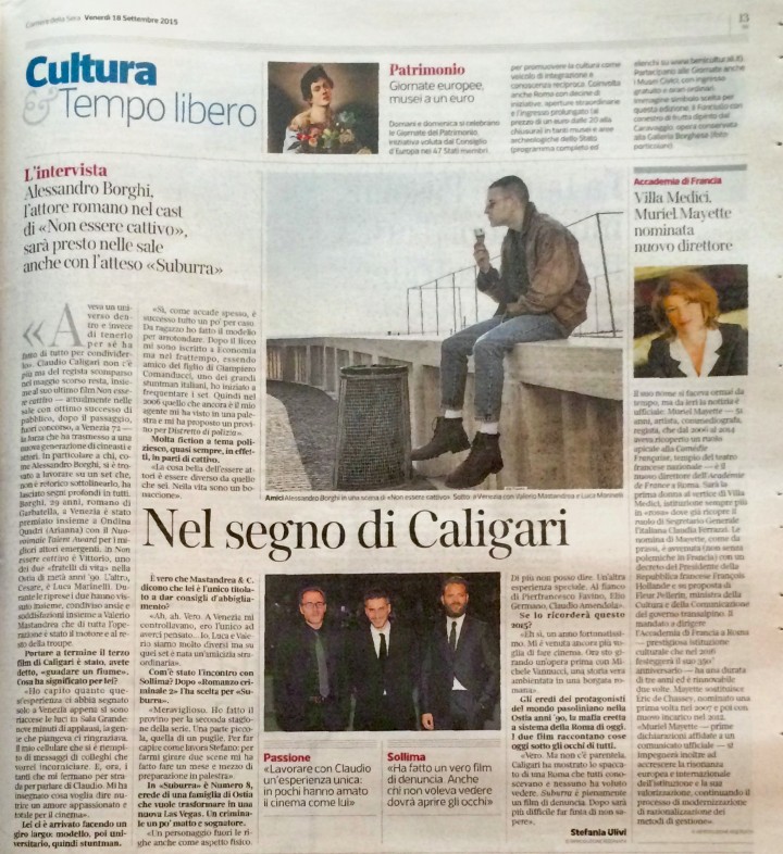 ALESSANDRO BORGHI SUL CORRIERE DELLA SERA