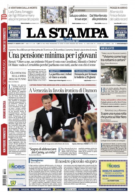 ALESSANDRO BORGHI SU LA STAMPA