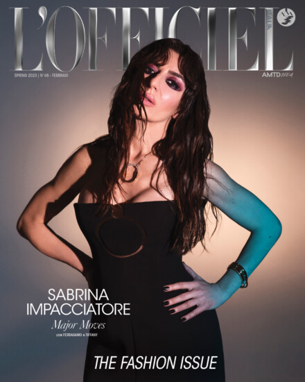 SABRINA IMPACCIATORE SU L’OFFICIEL ITALIA