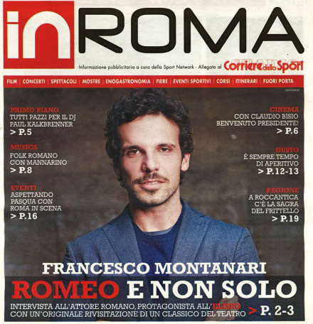 FRANCESCO MONTANARI SULLA COVER DI INROMA