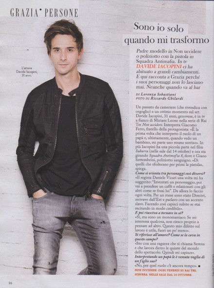 DAVIDE IACOPINI SU GRAZIA