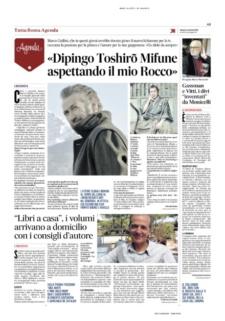 MARCO GIALLINI SU IL MESSAGGERO