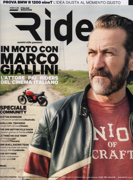 MARCO GIALLINI SULLA COVER DI RIDERS