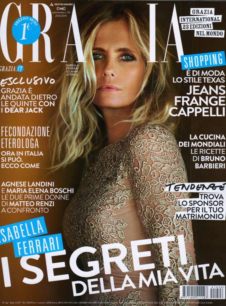 ISABELLA FERRARI – COVER “GRAZIA”