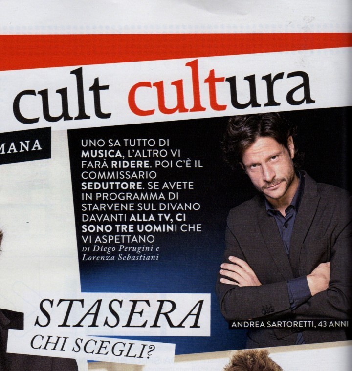 ANDREA SARTORETTI SU GRAZIA