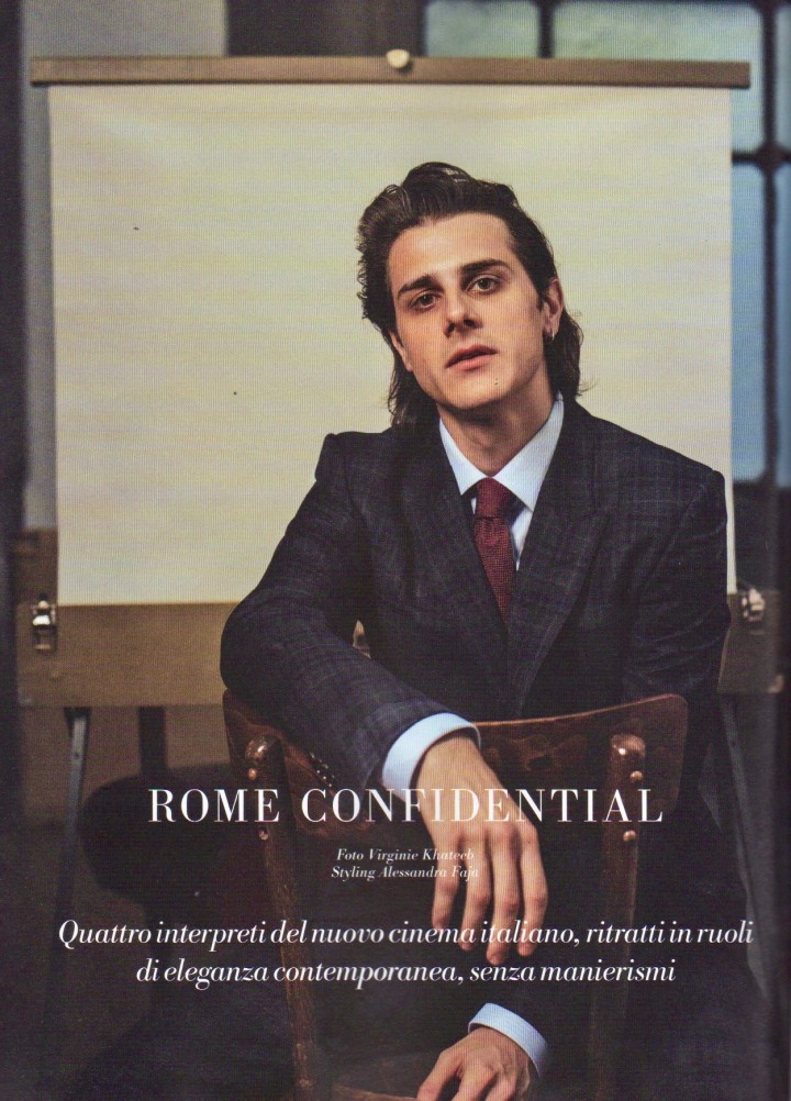 ANDREA ARCANGELI SU L’OFFICIEL HOMMES