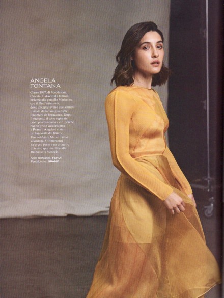 ANGELA FONTANA SU VANITY FAIR