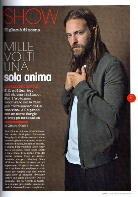 ALESSANDRO BORGHI SU GLAMOUR