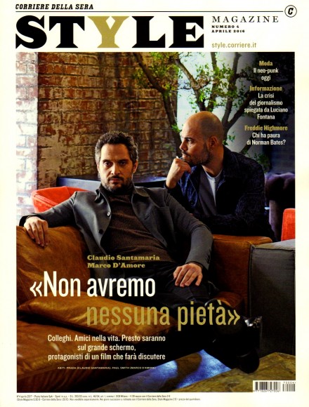 CLAUDIO SANTAMARIA E MARCO D’AMORE SU STYLE MAGAZINE