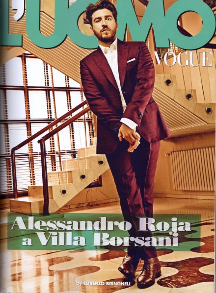 ALESSANDRO ROJA SU L’UOMO VOGUE