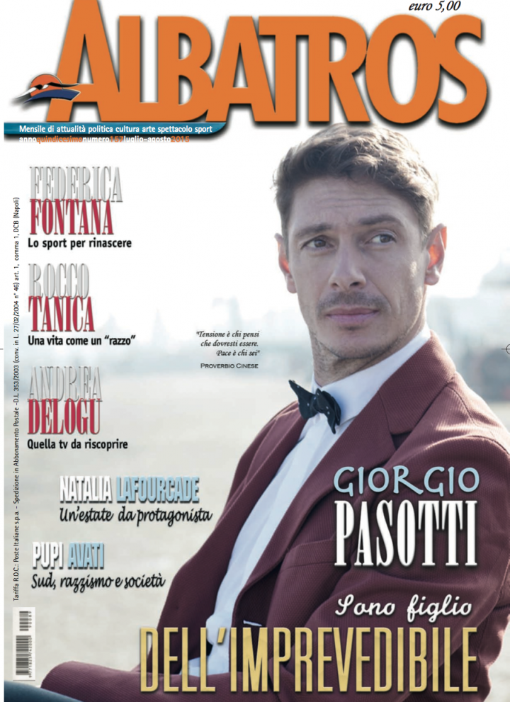 GIORGIO PASOTTI PER LA COVER STORY ALBATROS DI AGOSTO