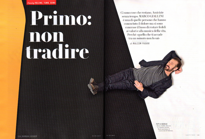 MARCO GIALLINI SU VANITY FAIR